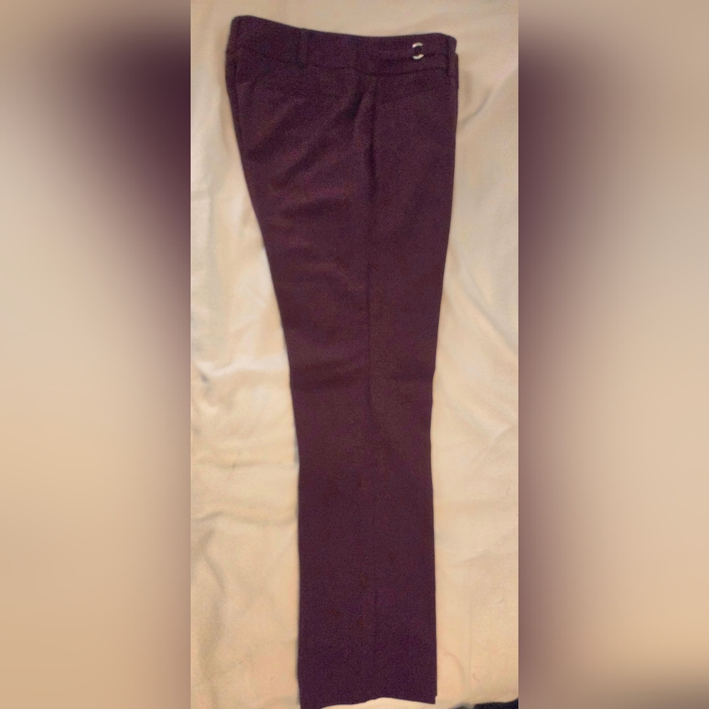 New York & Company Plum Straight Leg Pants
